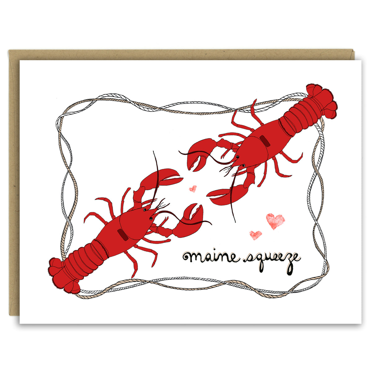 Lobster Love Maine Squeeze Greeting Card Sloe Gin Fizz Lobster Love Maine Squeeze Greeting Card Sloe Gin Fizz