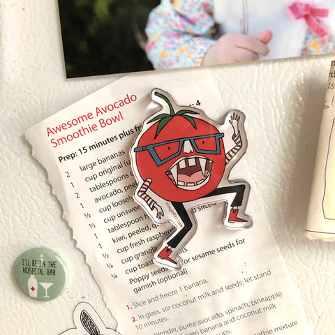 Tomato Beast Refrigerator Magnet