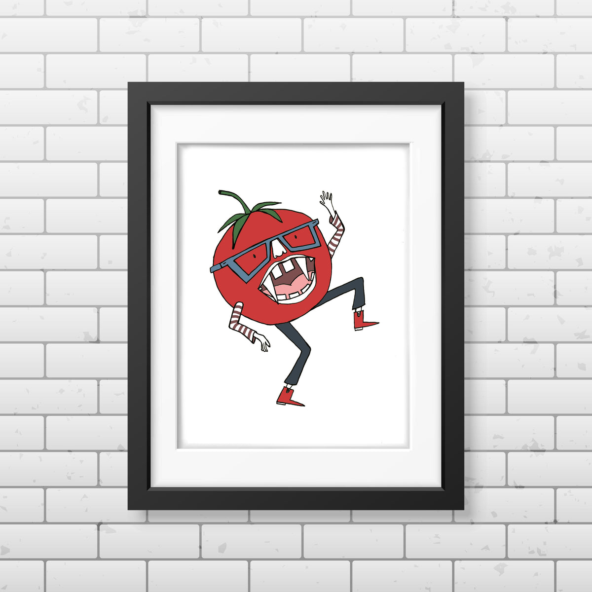 Tomato Dancing Print Sloe Gin Fizz