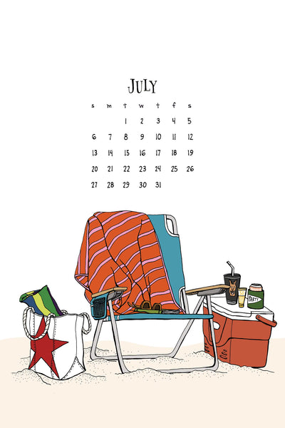 Calendar Bundle: 2025 Illustrated Calendar and Perpetual Calendar