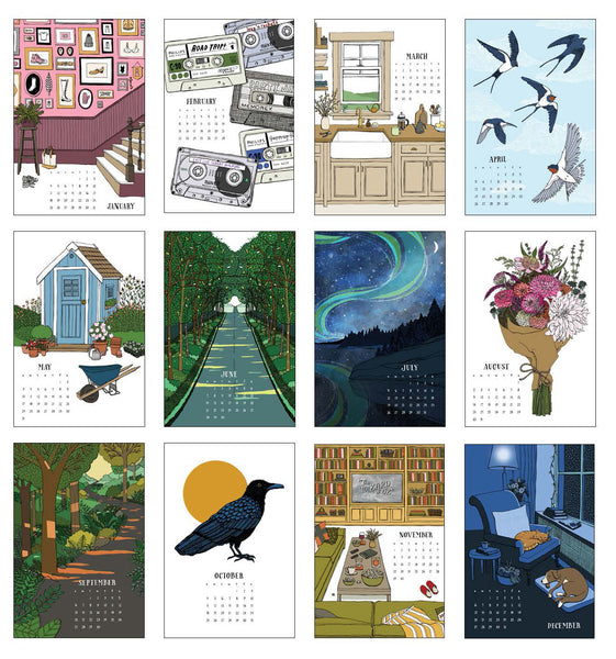 SALE 60% OFF: 2026 Illustrated Calendar
