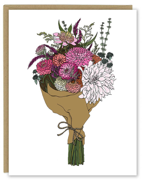 Fresh Cut Bouquet Greeting Card