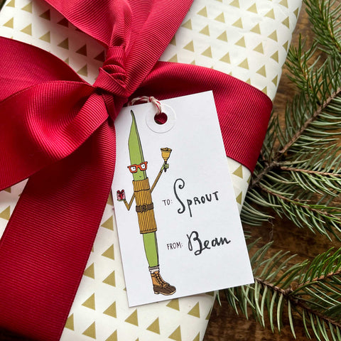 Bean with a Bell Gift Tag Set