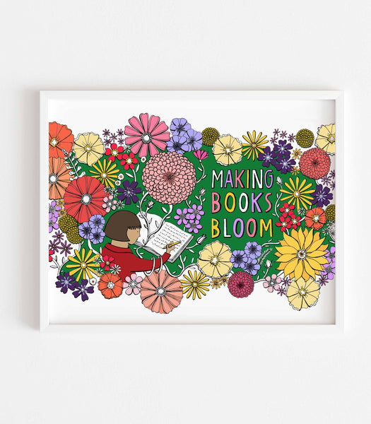Making Books Bloom Print