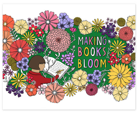 Making Books Bloom Print