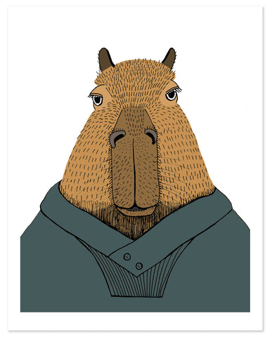 Big Bary the Capybara Print