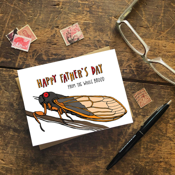 Cicada Father's Day Greeting Card