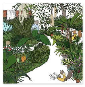 In the Conservatory Garden print