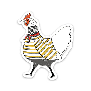 French Hen Sticker