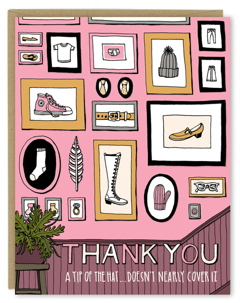 Gallery Wall Thank You Greeting Card