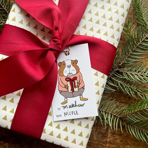 Guinea Pig Gift Tag Set