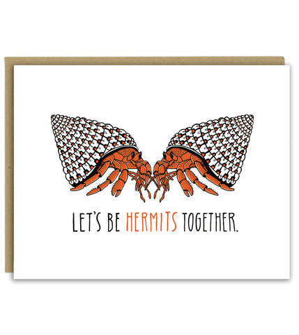 Hermit Crab Love Greeting Card