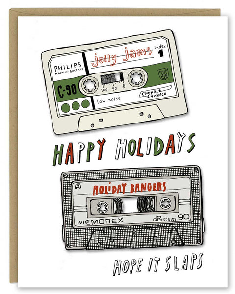 New! Mixed Tape Holiday Card — Boxed Set of 8