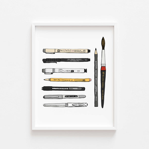 Pens Print