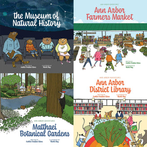 Collect all four! Ann Arbor Adventures Picture Books Series