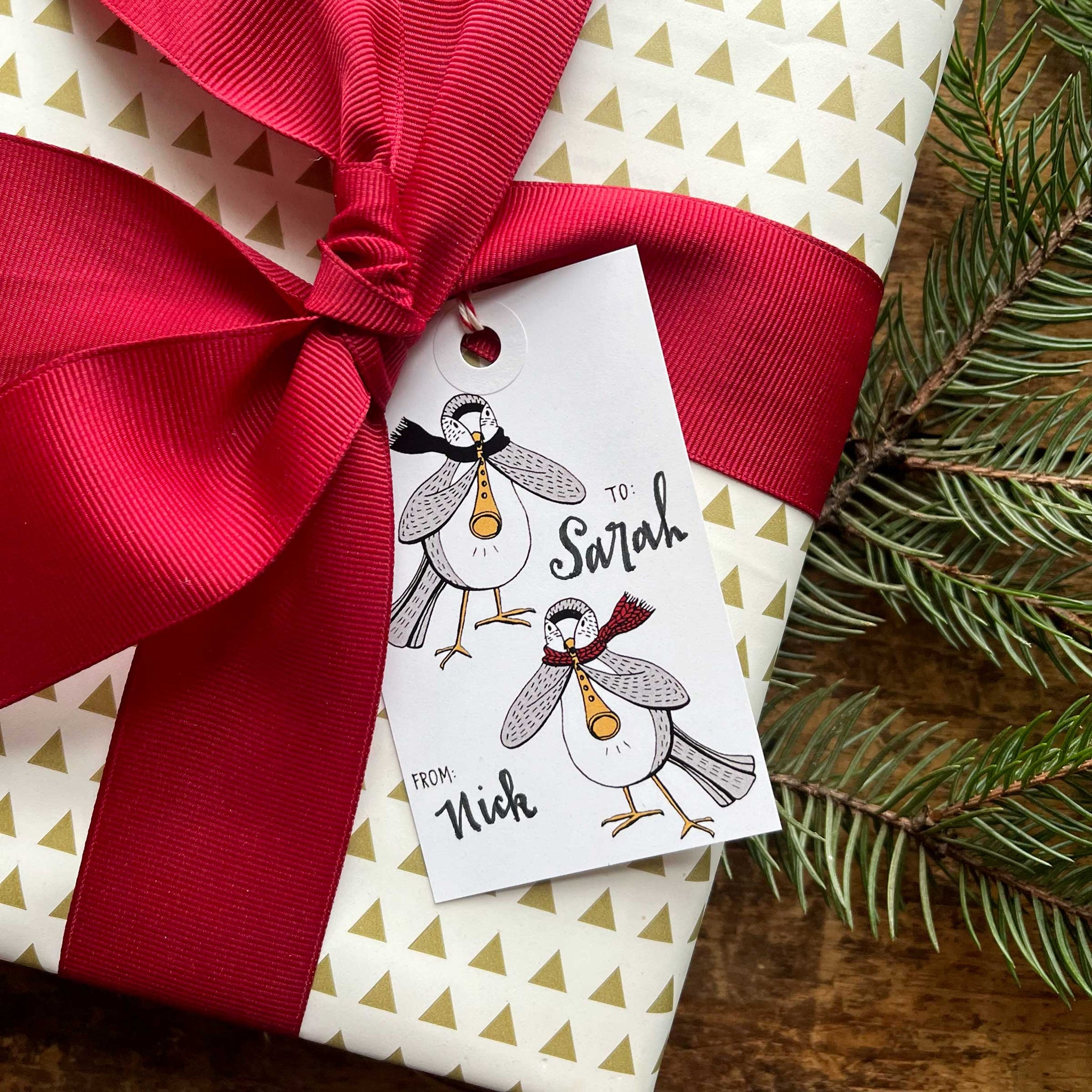 Piping Plovers Gift Tag Set