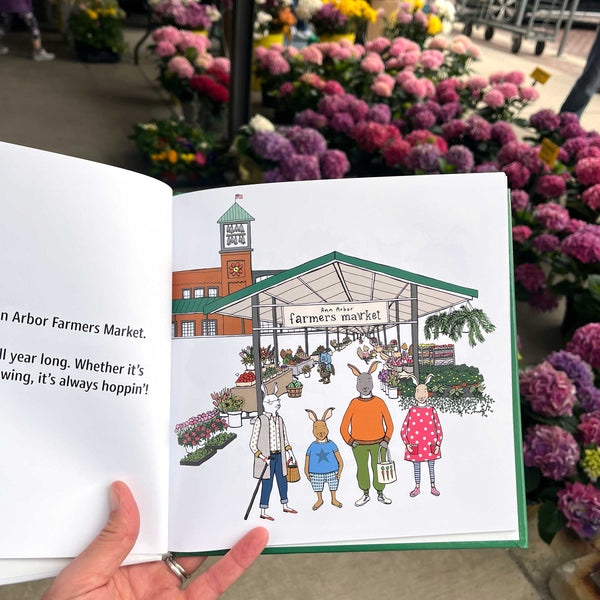 Ann Arbor Adventures: Ann Arbor Farmers Market Hardcover Picture Book