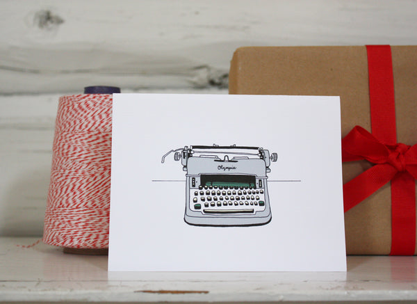 Typewriters Note Card Set