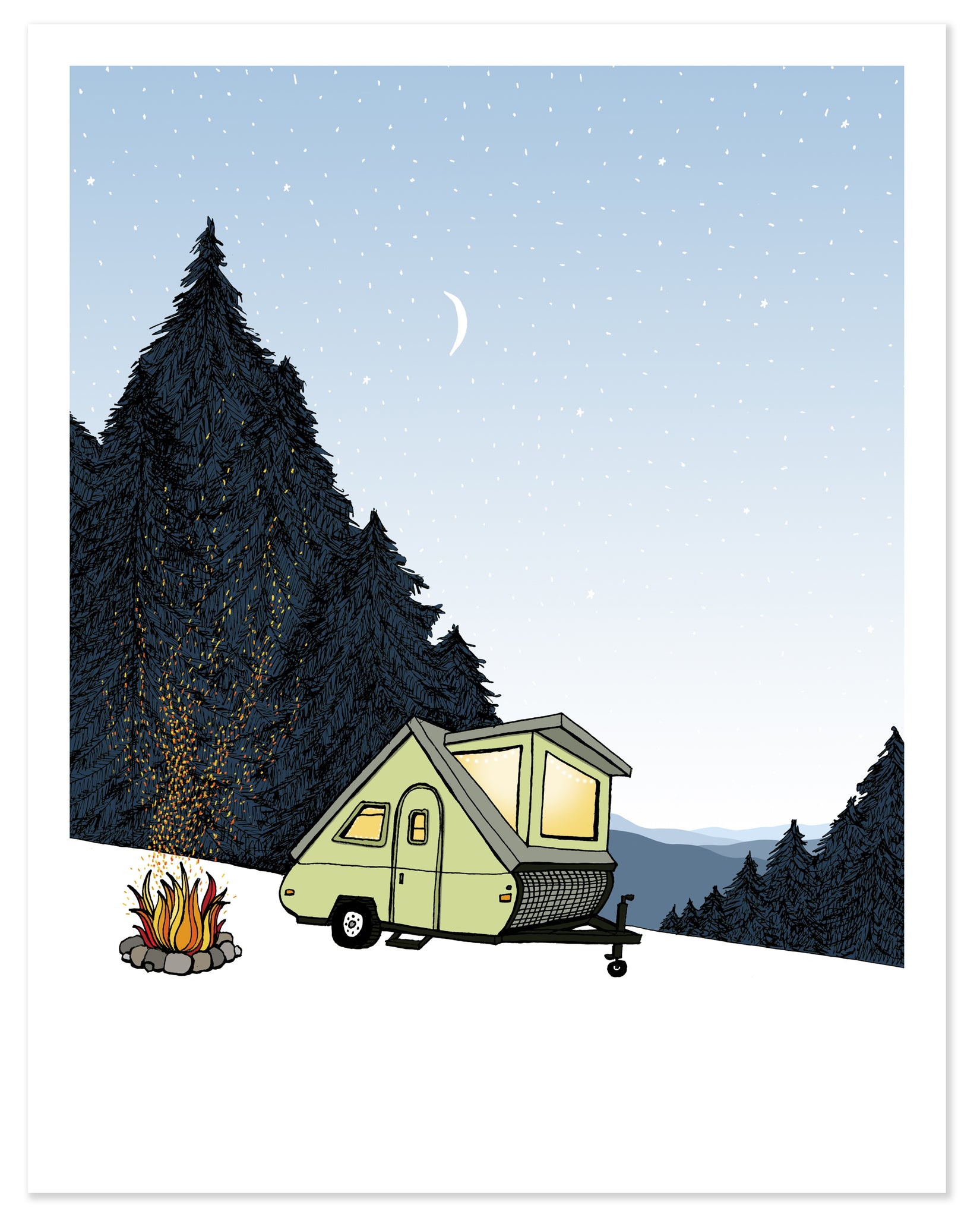 A-Liner Camper Print