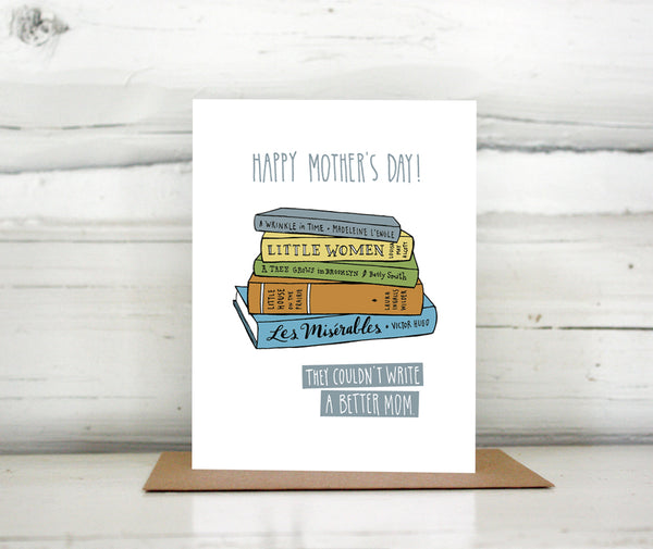 Mother's Day Card for Book Lover