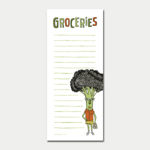 Broccoli Grocery List Notepad