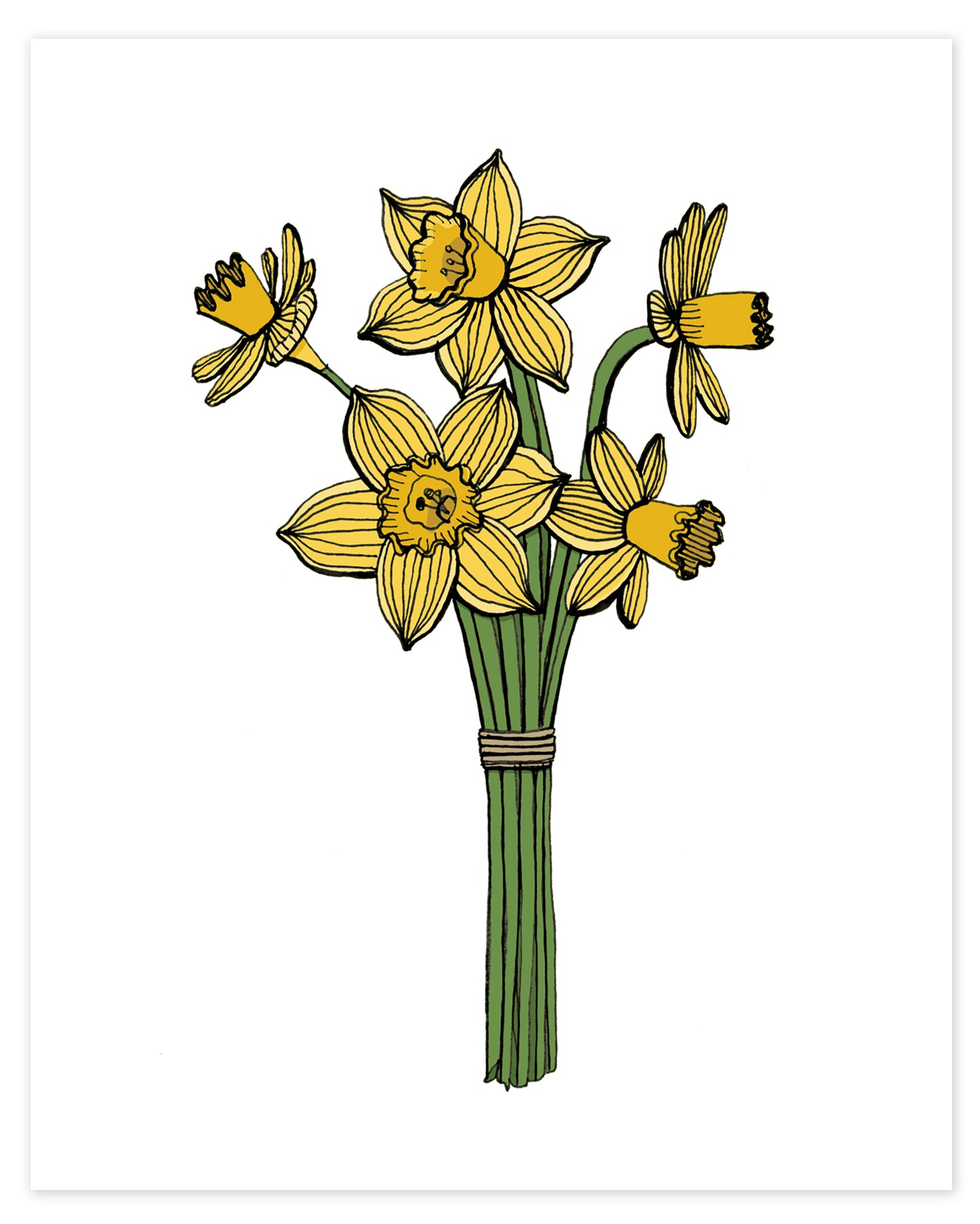 Daffodils Print