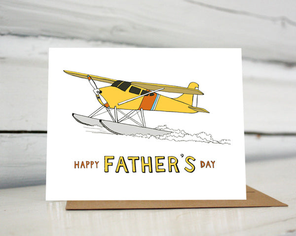 Seaplane Father's Day Card
