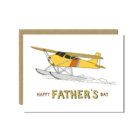 Seaplane Father's Day Card
