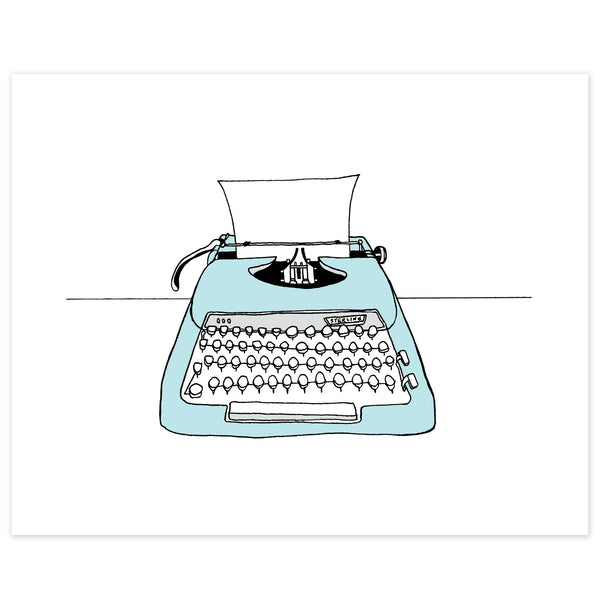 Sterling Typewriter Print