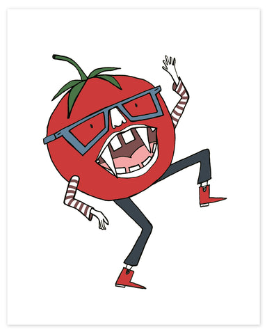 Tomato Dancing Print