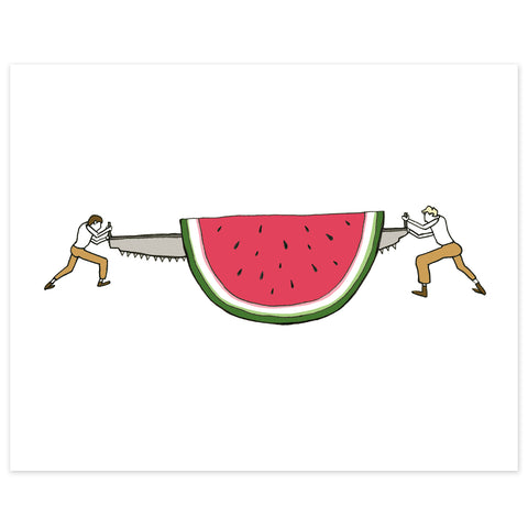 Giant Watermelon Print